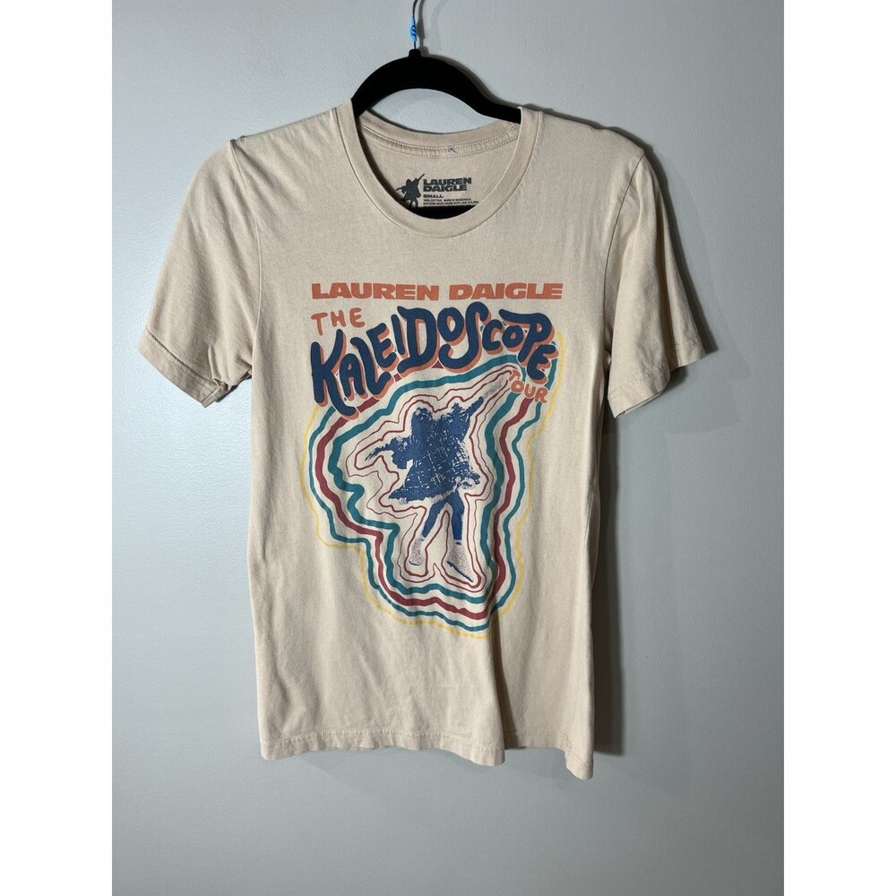 Lauren Daigle Tan Kaleidoscope Tour Graphic Shirt Small